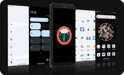 Telefoni i fortë Oukitel WP G2, 6", 4/64GB, 6300mAh, i zi