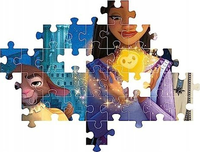 Puzzle Clementoni Disney Wish Supercolor 27269, 104 copa, për kalamaj 6+, shumëngjyrësh