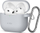 Mbulesë silikoni Tech-Protect Silicone Hook, për Apple AirPods 4, me karabinë, gri