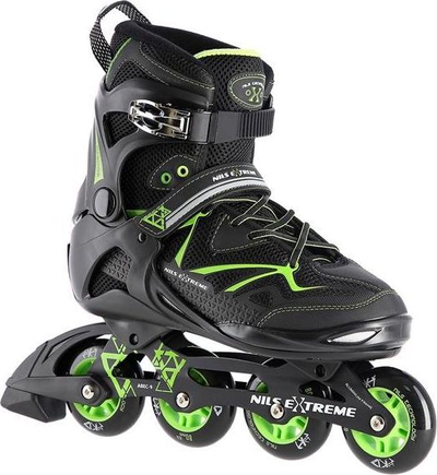 Patina inline Nils Extreme NA9022, rrota 80 mm, nr. 38, të zeza