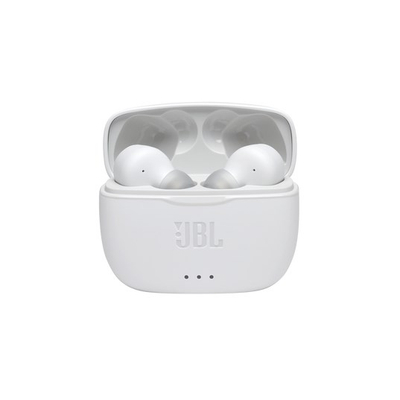 Kufje JBL Tune 215 TWS, pa kabllo (True Wireless), Bluetooth, bateri 25 orë, të bardha