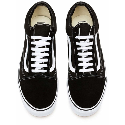 Atlete Vans Old Skool VD3HY28, tekstil edhe sintetike, taban gome, të zeza
