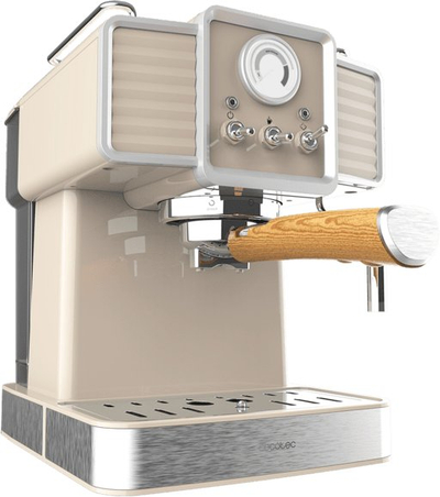 Aparat kafeje Cecotec Power Espresso 20 Tradizionale Light, 1350W, 20 bar, bezhë
