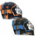 Helmetë floorball Unihoc MPS 0240/0241, plastikë e lehtë, me rripa që rregullohen, e zezë