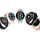 Smartwatch Rubicon me marrje telefonatash, bateri 260mAh, rrip silikoni, i zi