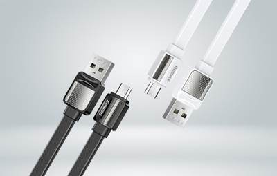 Kabllo USB Micro Remax Platinum Pro RC-154m, 1m, 2.4A, e zezë
