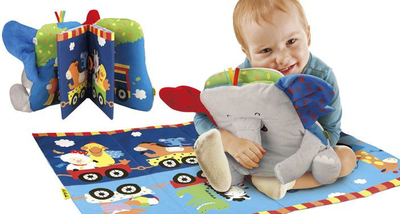 Set lodër Ks Kids Mat-Elephant, shumëngjyrëshe