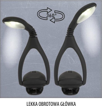 Dritë për lexim Libri_x Lumi Plus, LED, 13 cm, e zezë