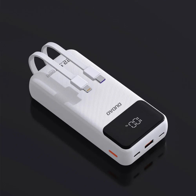 Power bank Dudao K15Pro, 20000mAh, 22.5W, i bardhë