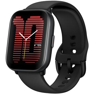 Паметен часовник Amazfit Active 42mm, AMOLED, GPS, Bluetooth повици, Midnight Black