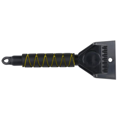 Gërvishtëse akulli për makinë Dunlop 2n1, me dorezë ergonomike, 28cm, e zezë