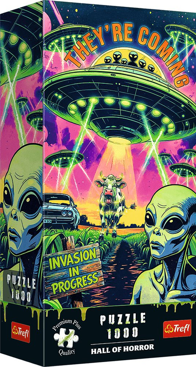 Puzzle Trefl Premium Plus Hall of Horror UFO, 1000 делови, за возрасни и деца
