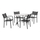 Set i jashtëm Space 5-pjesësh me Tavolinë mermer (HM10385)
