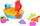 Set lodrash rëre Eddy Toys Sandbox Ship, 10 pjesë, plastik, me ngjyra të ndryshme