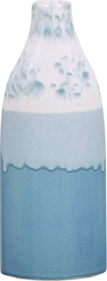Vazo dekorative Beliani CALLIPOLIS, stoneware, 30 cm, blu
