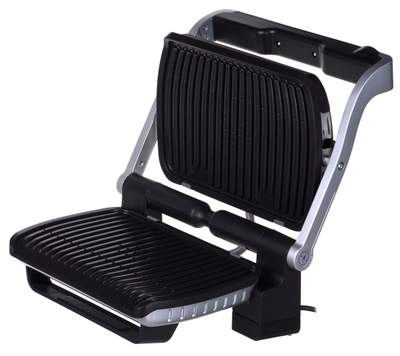 Grill elektrik Tefal OptiGrill+ GC712D, sipërfaqe jo ngjitëse, inox, gri