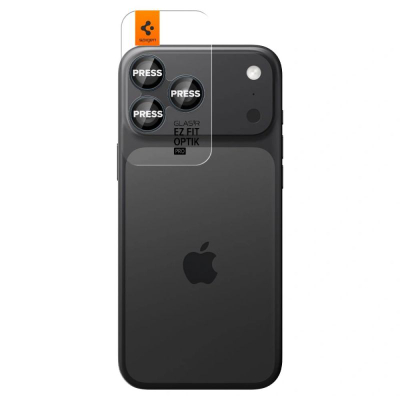 Mbrojtës kamere Spigen Glass tR EZ Fit Optik Pro, 2 copë, për iPhone 15 Pro dhe 15 Pro Max, blu titanium