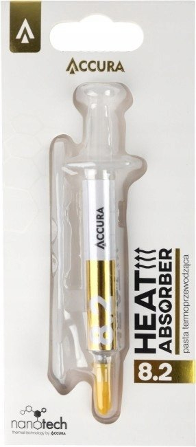 Pastë termike Accura Heat Absorber 8.2, përçueshmëri e lartë, gri