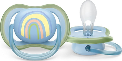 Цуцла за смирување Philips Avent Ultra Air, 0-6 месеци, силикон, мотиви сонце