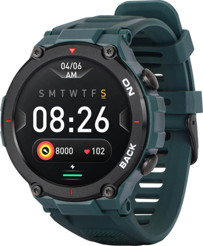 Smartwatch Garett GRS, me GPS, matje rrahje zemre edhe SpO2, jeshil