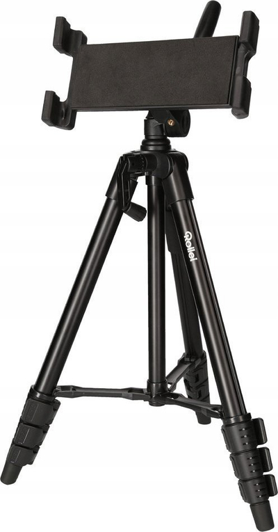 Mbajtëse tableti Rollei për tripod, për tablet deri 24 cm, e zezë