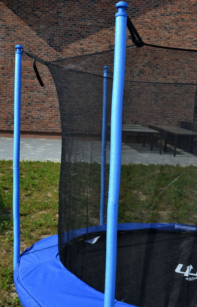 Trampolinë per kopsht Enero, 305 cm, me rrjetë sigurie nga brenda, blu