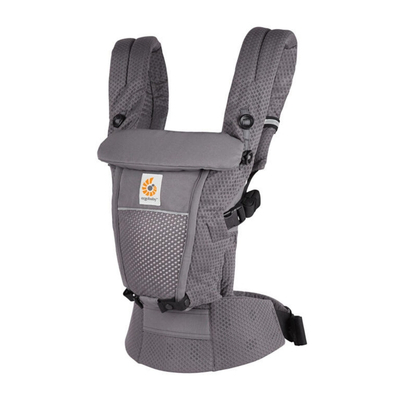 Mbajtëse bebe Ergobaby Adapt Soft Flex Mesh, ergonomike, rrjetë ajrosëse, gri grafit