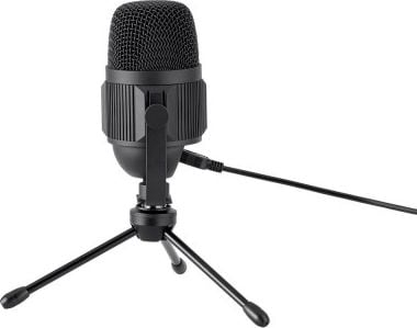 Микрофон USB Monoprice Stage Right 600202, кардиоиден, со маса-стојалка, црн