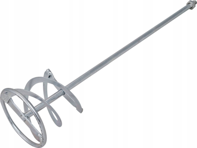 Mikser ndërtimi Right-Hand Mixer With Ring, Ø130mm, fije M14, metalik