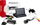 Set sensorë parkimi TFT02, ekran 4.3", kamerë HD-301-IR, 4 sensorë, i bardhë