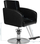 Karrige parukerie Activeshop Hair System HS40, lartësi e rregullueshme, bazë kromi, e zezë