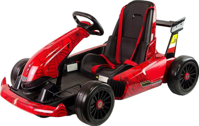 Go-kart elektrik për fëmijë LEAN CARS XMX619, bateri 24V, 12.5 km/h, i kuq Spider