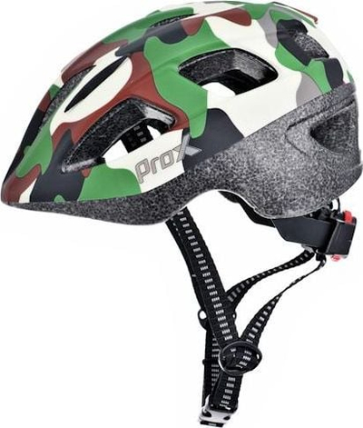 Кацига за велосипед Romet Prox Armor, големина S 48-53 cm, 14 отвори за вентилација, камуфлажа