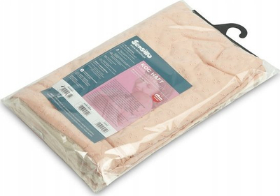 Batanije bebe Lace And Plush, 80x100 cm, pambuk dhe material plush, pjeshkë