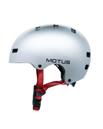 Kaskë biçiklete për fëmijë MOTUS, M 48-56 cm, argjend