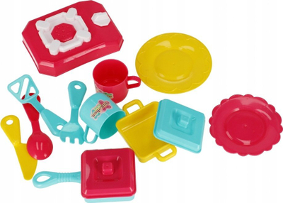 Set loje kuzhine MEGA CREATIVE 526084, ena dhe aksesore kuzhine, shumëngjyrësh