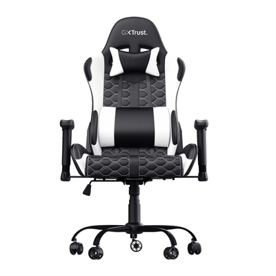 Karrige gaming Trust GXT 708W Resto, 134cm, 150kg, e zezë/bardhë
