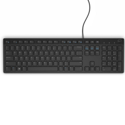 Tastierë Dell Multimedia KB216, US International, e zezë