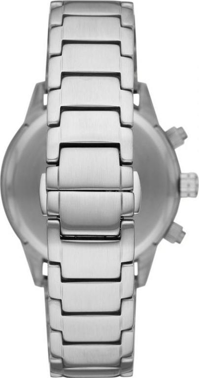 Ora burrash Emporio Armani Mario Chronograph AR11306, quartz, çelik inox, ciferblat blu