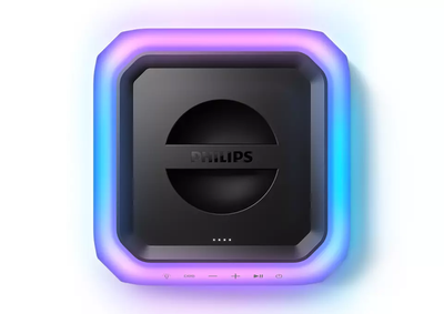 Zmadhues zëri Philips TAX7207/10, wireless, RGB, 160W, i zi