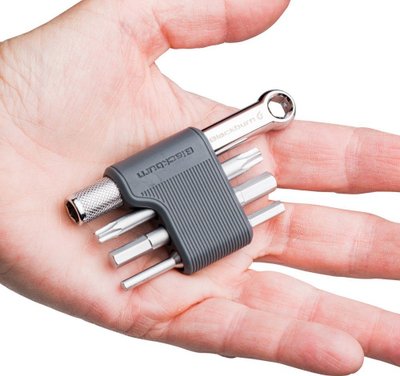 Multimjet biçiklete Blackburn Mini Switch, me bit gjashtëkëndor dhe Torx, i zi
