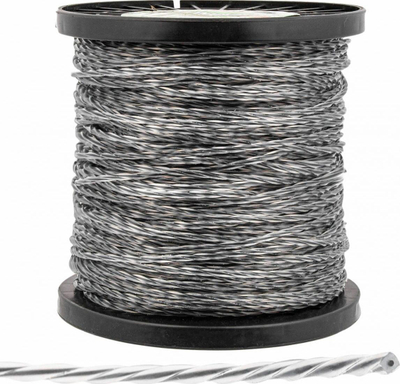 Linjë prerëse Silver Trimmer Line, 100 m, 2.7 mm, gri