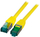 Kabllo rrjeti EFB Elektronik RJ45 Cat.6A S/FTP, 25m, e verdhë, LSZH