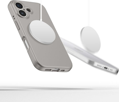 Kuti mbrojtëse Tech-Protect Liquid Silicone MagSafe për iPhone 16, silikon, gri