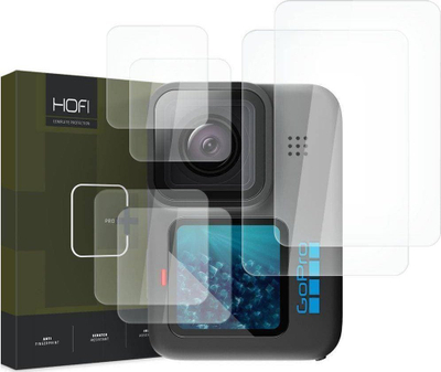 Xham mbrojtës Hofi Glass Pro+ për GoPro Hero 9 10 11, set me 2 copë, transparent
