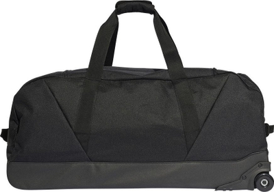 Çantë udhëtimi me rrota Adidas Tiro Trolley XL, poliester, fund i papërshkueshëm nga uji, e zezë