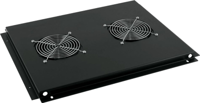 Njësi ftohje kulmi RACK SPR60RF, për kabinete SPR600, 2 ventilatorë, 240VAC, e zezë