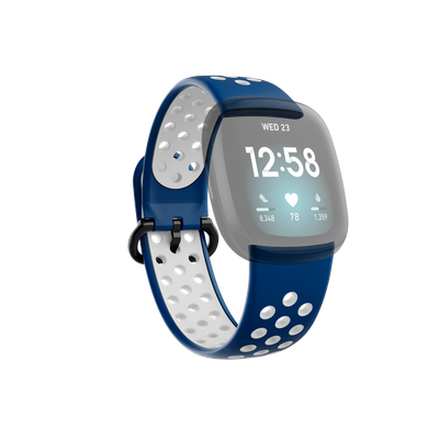 Rrip Hama, për FitBit Versa 3 & 4, Sense, Sense 2, i kaltër i errët