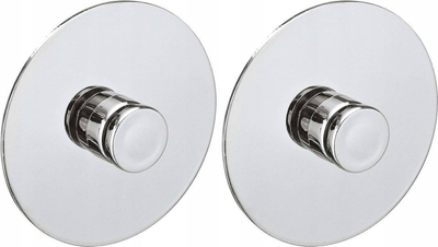 Adapter muri WENKO Turbo-Loc 20646100, plastik, 6.1 x 6.1 cm, krom
