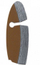 Teh prerës Dedra H1111E, 250 x 25.4 mm